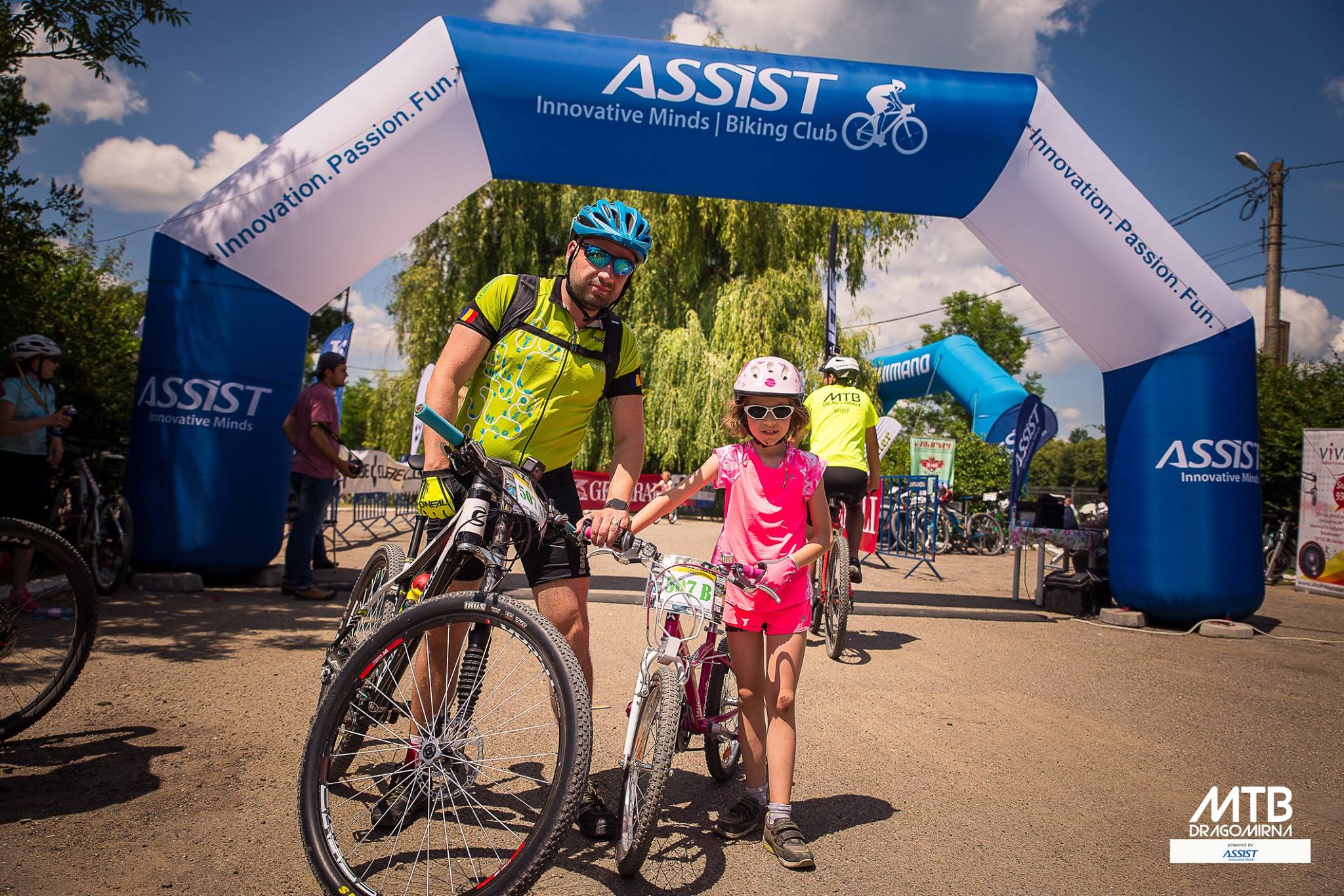 MTB Dragomirna powered by ASSIST Software finish and start gate