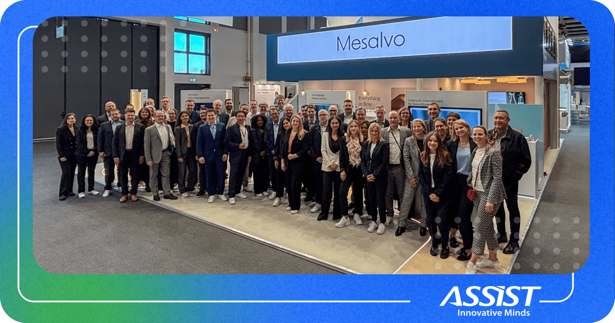 People at Mesalvo stand at DMEA Berlin 2026
