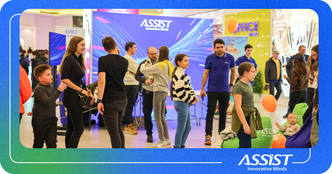 ASSIST Software booth at Iulius Mall anniversary