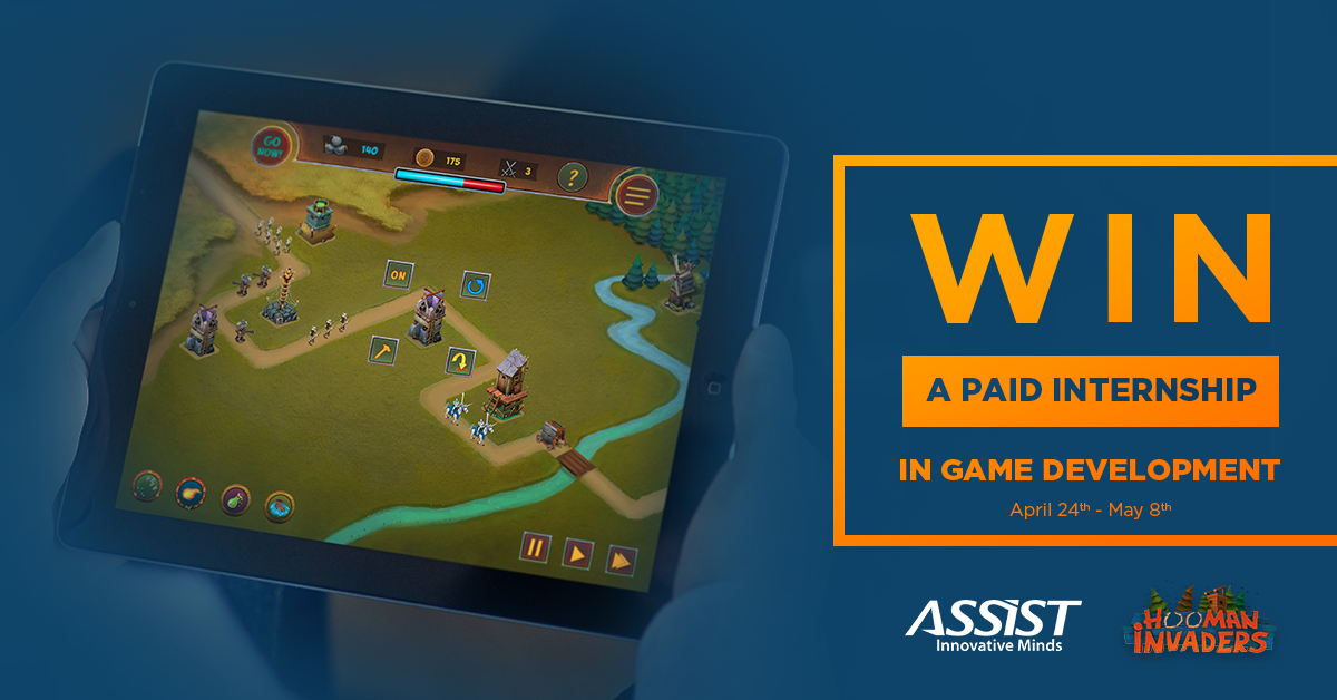 CONTEST! Win a Paid Internship in Game Development, April 24th - May 8th 2017-ASSIST Software Romania