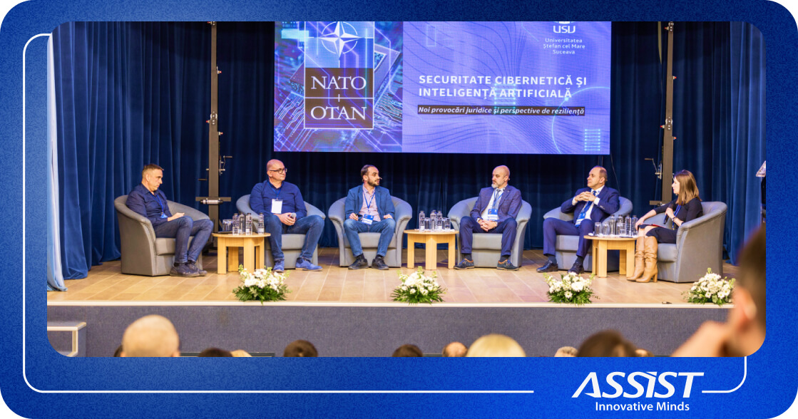 ASSIST Software presented the CounteR and PARS projects at the NATO ”Cybersecurity and Military AI” Conference