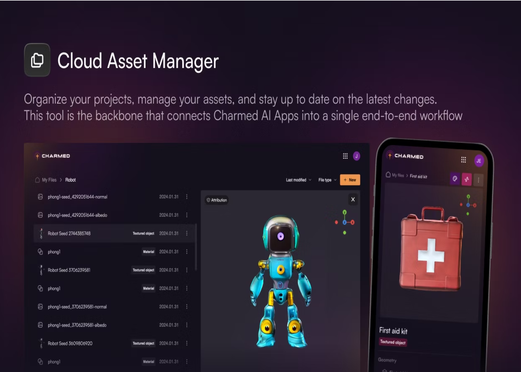 charmed cloud asset manager