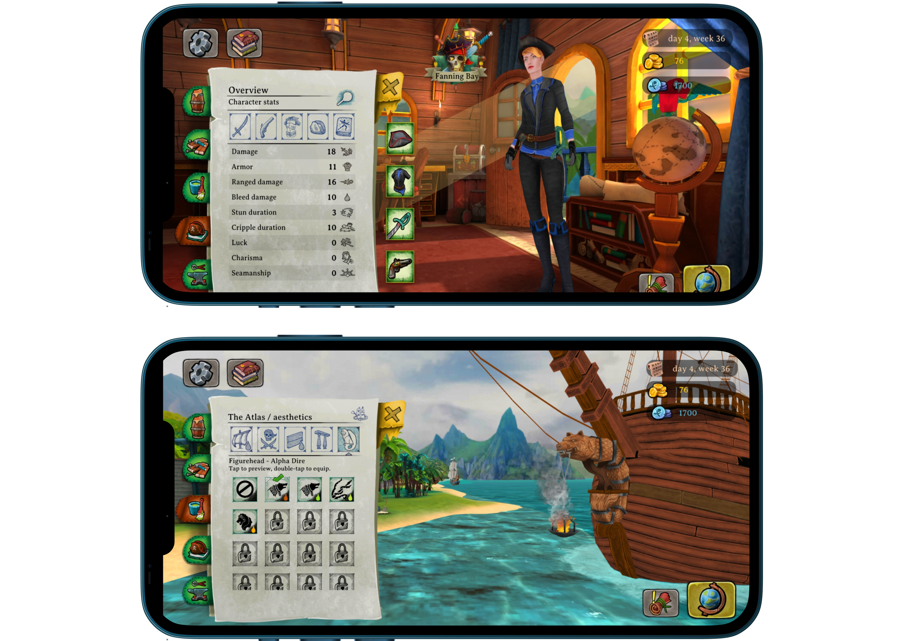 Elly and the Ruby Atlas screens