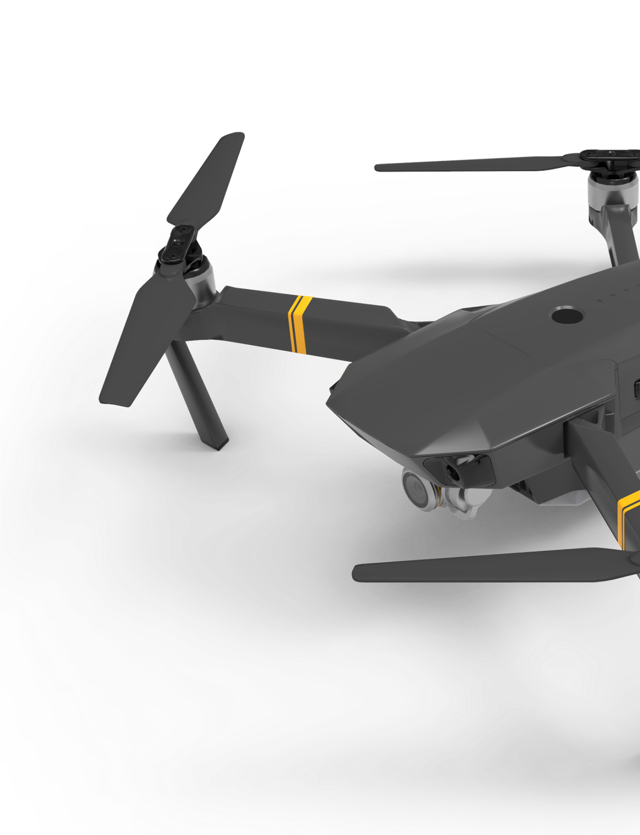 Drone on the ground