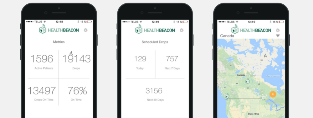 HealthBeacon Mobile application