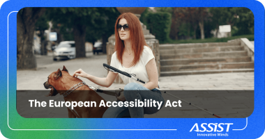 Woman with disability in the city