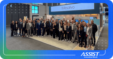 People at Mesalvo stand at DMEA Berlin 2026